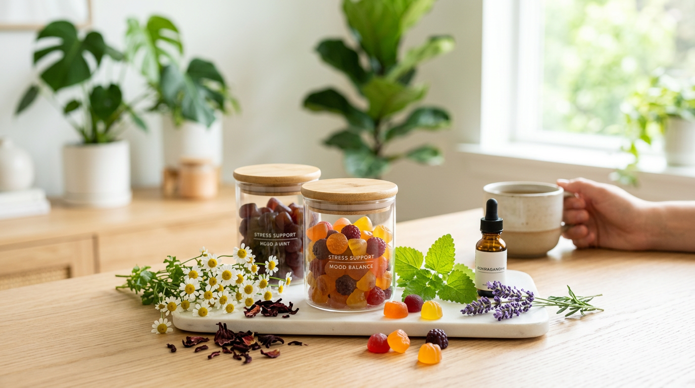 Best Gummy Vitamins for Stress & Mood Support