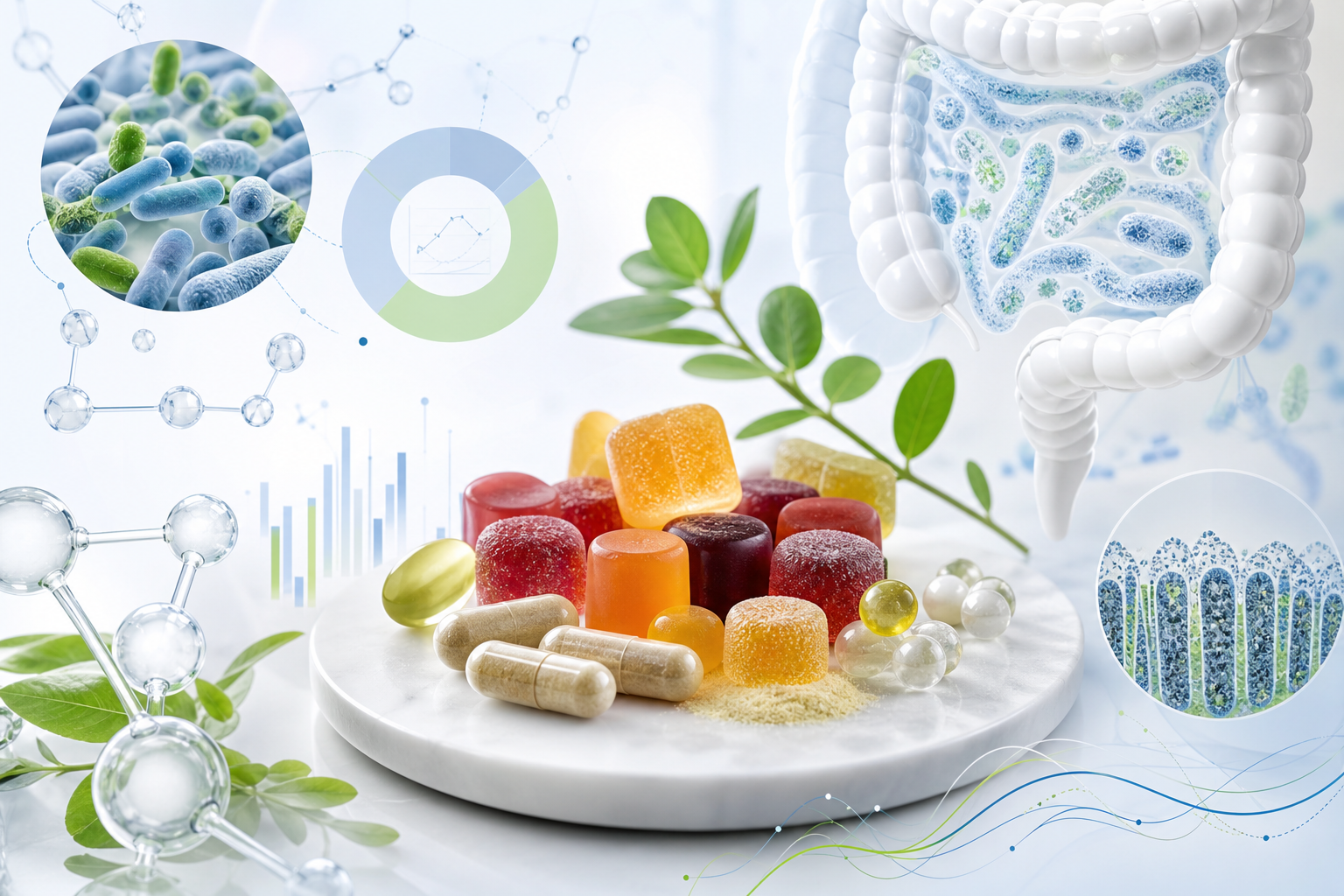 Gut Health Gummies: Probiotics & Prebiotics in 2026