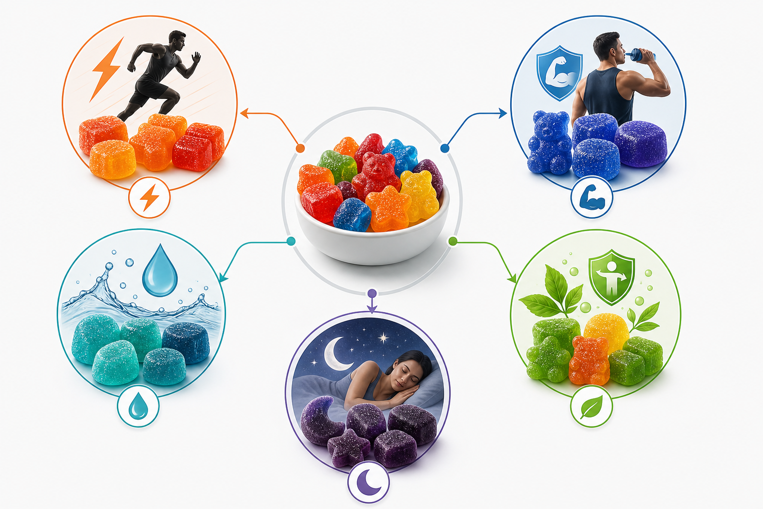 Step 1: Understanding the Types of Fitness Nutrition Gummies